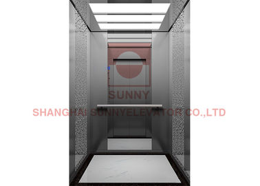 Lift Penumpang Villa Lift Stainless Steel 450kg Dengan Sistem Kontrol Lift VVVF
