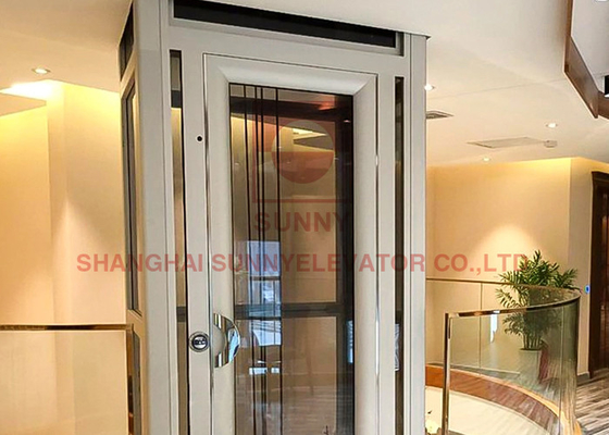 Lift Penumpang Perumahan Villa Stainless Steel Lift Rumah Pribadi