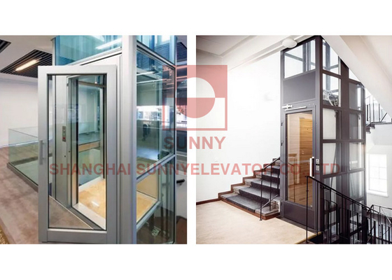 Lift Lift Perumahan Kecil Vertikal 500mm Rumah Penumpang Hidrolik Rumah