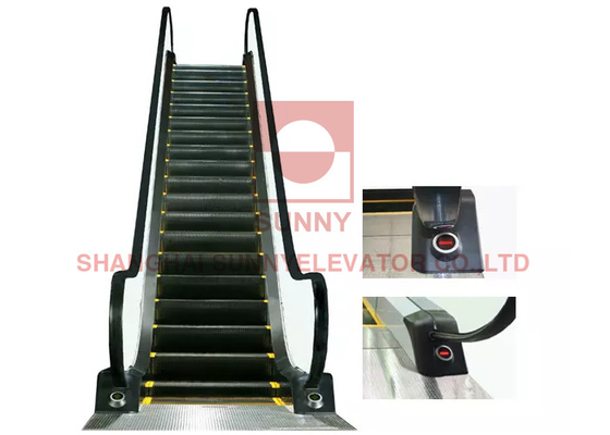 0,5 m / s Stainless steel Pusat Perbelanjaan Eskalator AC Sistem Traksi Diarahkan