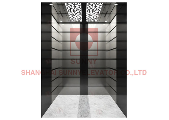 Lift Lift Penumpang Stainless Steel 6 Orang Efisiensi Energi 0,4m/dtk
