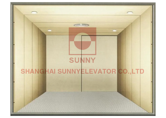 Center Open / Side Open Door Lift Rumah Sakit Tanpa Ruang Mesin