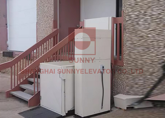 Lift kursi roda Rumah menggunakan tangga Lift kursi roda Lift villa lift