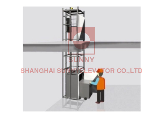 Pemuatan Lantai Lift Dapur Dumbwaiter Lift Beban Dari 50 Kg Sampai 300 Kg