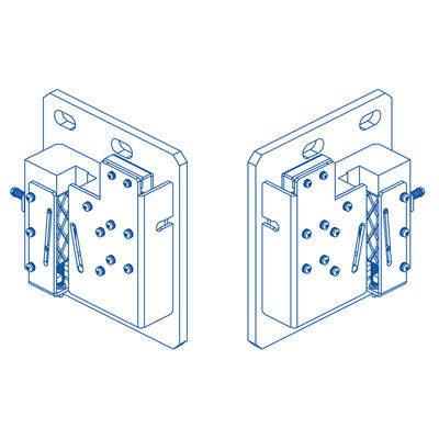 Lift Spare Parts GB/CE Instantaneous Safety Gear Width Of Guide Rails 15.88/16mm