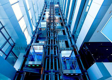 1000kg AC 380V Ruang Mesin Vvvf Penumpang Lift Panorama