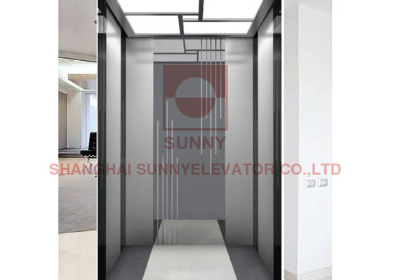 400kg Teknologi Canggih Vvvf Residential Elevator Stainless Steel
