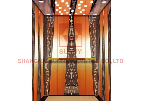 Lift Lift Penumpang Panorama Rumah Cermin Stainless Steel
