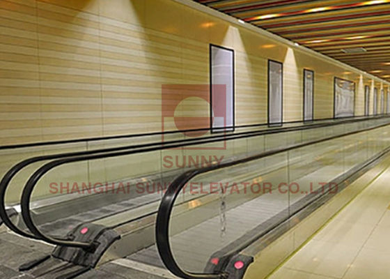 AC Drive Passenger Conveyer, Instalasi Eskalator Trotoar Bergerak Otomatis Automatic
