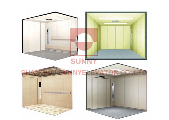 630kg 3.0m / S Pintu Samping Mengangkut Dimensi Lift Rumah Sakit