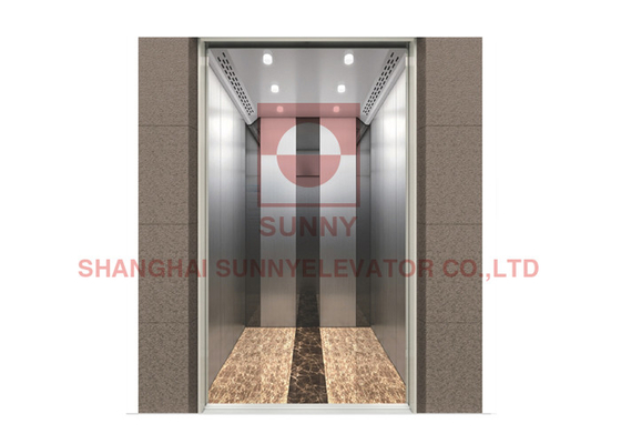 SUS304 MR MRL 8 Pintu Pembukaan Pusat Lift Lift Rumah Penumpang
