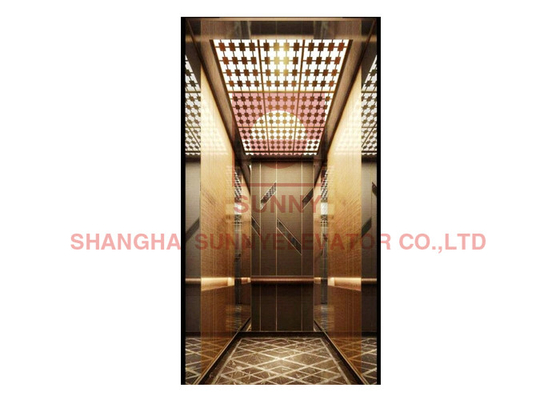 Villa Penumpang Rumah Hunian Lift 0.4m/S VVVF Untuk Pintu Pembukaan Pusat