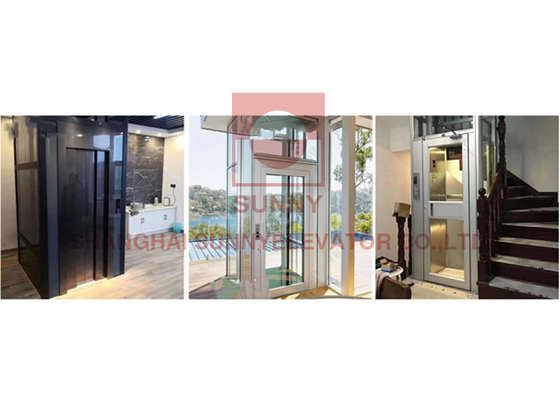 Aluminium Rumah Penumpang Murah Rumah Lift 320kg 400g 450kg