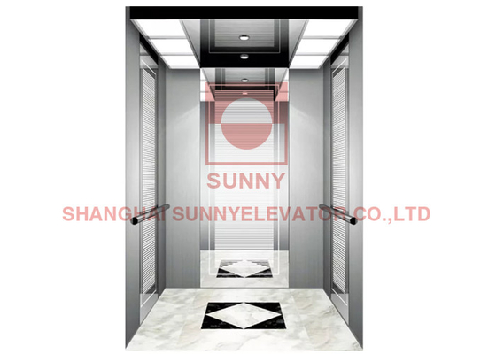 8m/S Penumpang Lift Lift Kamar Mesin Kecil Penumpang Lift