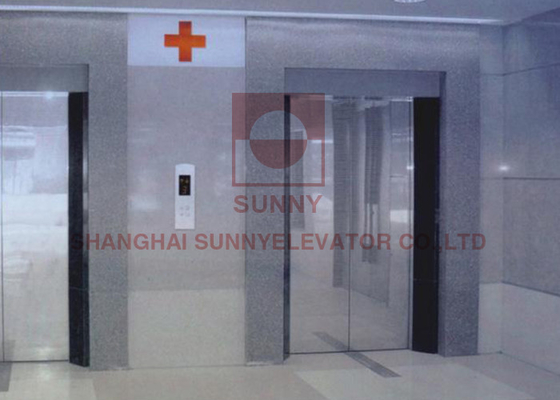 VVVF Komplit Rumah Sakit Lift Pasien Medical Bed Lift Mrl Traksi Lift