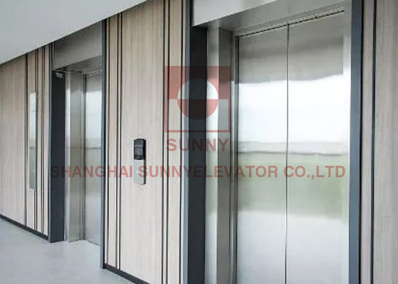 4500mm Overhead Lift Lift Penumpang Rumah Modern Dengan Ruang Mesin Lebih Sedikit