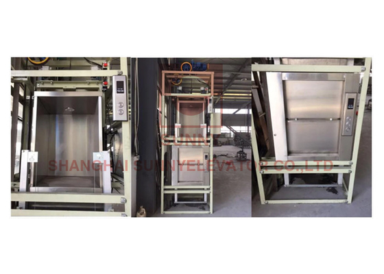 Hotel Dapur Dumbwaiter Listrik Layanan Lift Lift Loading Kecil Untuk Makanan