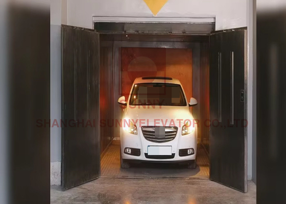 3000KG mobil lift Dengan kecepatan 0.5M / S Dan 2000 X 2800 spesifikasi mobil