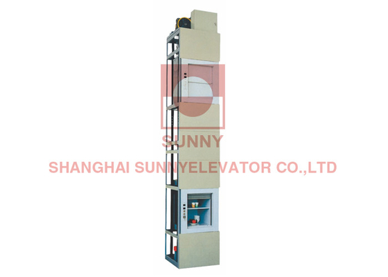 0.4m/S Dapur Makanan Dumbwaiter Lift Dengan Teknologi Modulasi Frekuensi VVVF