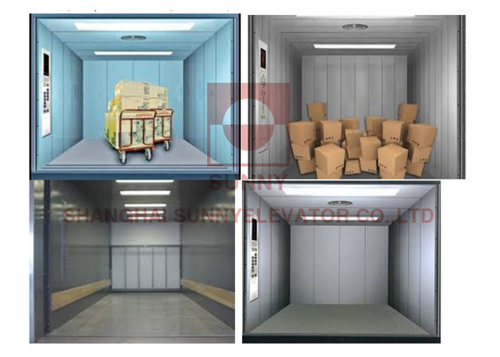1000kg-5000kg Industri Gudang Lift Panduan Kereta Api Hydraulic Kargo Lift Barang Lift Kargo Lift Kargo Lift