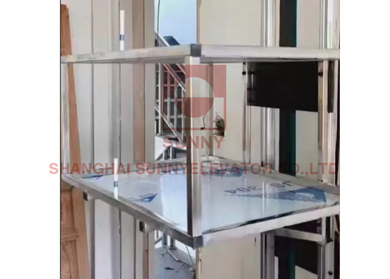 Restoran Dapur Mini Food Lift 100kg Dumbwaiter Lift Lift Modern 304 stainless steel