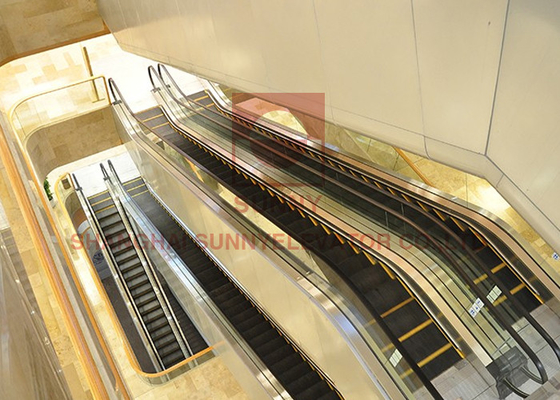 SUNNY Series Pengangkutan Masyarakat Escalator Dengan Gelang Kaca Untuk Aliran Penumpang Besar