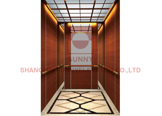 250~400kg Rumah Lift-Mengerasakan Kebesaran, Menunjukkan Kemanusiaan Dengan Lantai PVC