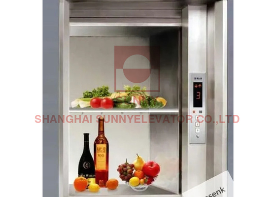 0.4M/S Safety Compact Dumbwaiter Elevator Untuk Restoran Dan Dapur