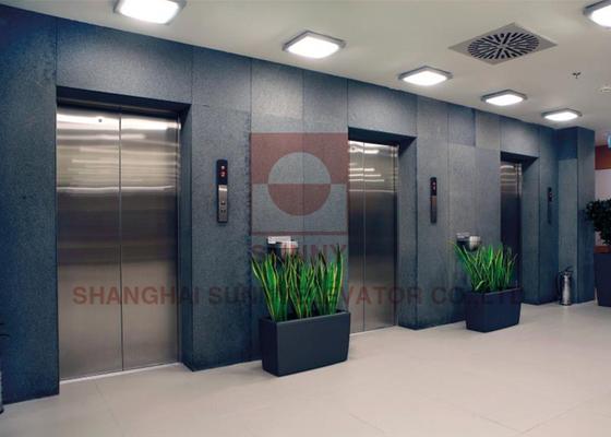 2-Panel Center Opening Elevator Cabin Door - Smooth Silent Sliding Design