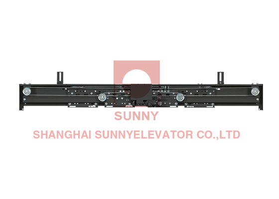 Pintu Lift Landing Buka Tengah 4 Daun – Sistem Akses Halus & Tahan Lama