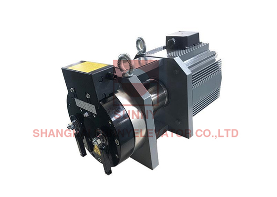 220V / 380V lift sabuk mesin traksi untuk lift rumah 320kg ~ 1000kg