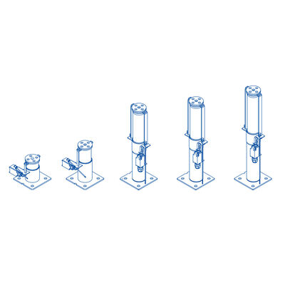 Akses Bagian Lift Buffer Minyak Lift Dengan Kecepatan Nominal ≤1.75m/S