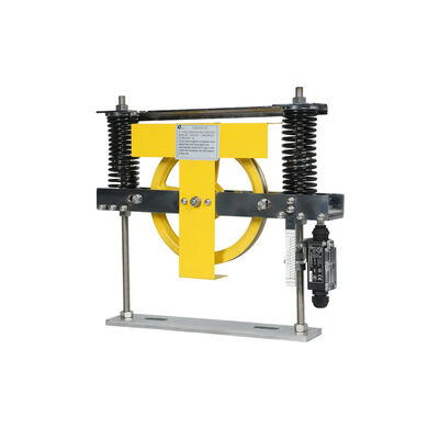 Perangkat Pengangkat Tegangan Komponen Keselamatan Lift untuk Diameter Katrol Ø150/200/240mm dengan Diameter Tali 6/8mm dan Garansi 12 Bulan