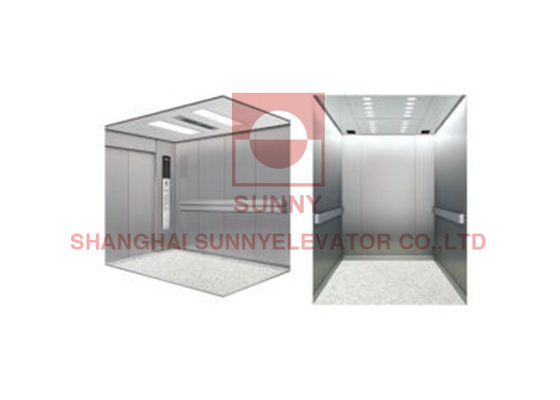Lift rumah sakit berkecepatan tinggi dengan beban 1600 kg dan ukuran pintu pembukaan 1100*2100 pemasok
