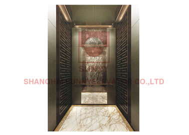 Glass Residential Elevator Lift Lift Kecil Untuk Beban Rumah 250-400kg