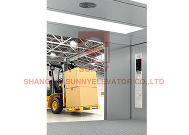 Painted Steel Freight Elevator Industrial Lift Lift Kapasitas 630kg 0,5m / S