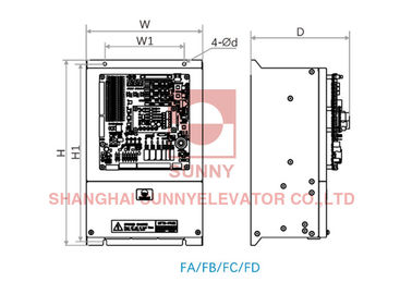 Suku Cadang Lift untuk Pengontrol Terpadu Lift Fase Tunggal 200-240V Fase Tunggal