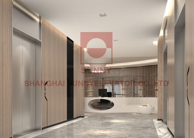 Ruang Mesin Baja Painted Kurang Lift Dengan Sistem Kontrol VVVF CE ISO