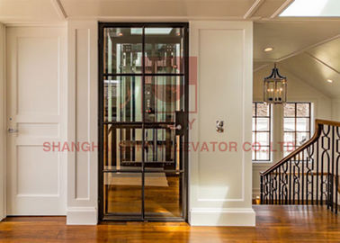 Indoor Residential Home Elevator Villa Lift Lift 0.4m/S Kecepatan Garansi 12 Bulan