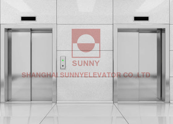 Lift tempat tidur rumah sakit baja tahan karat dengan beban 1600 kg dan kecepatan 1 ~ 2.5m / s untuk transportasi pasien pemasok