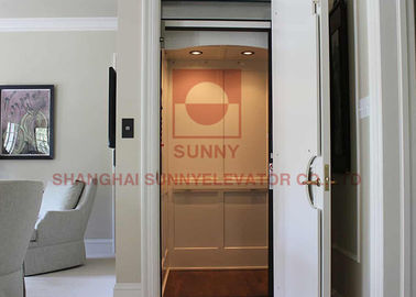 Elevator Rumah Hunian Apartemen Pintu Ganda 0,3m / S Dengan Perangkat Deselerasi