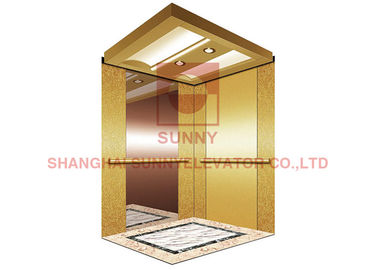 Stainless Steel 2.5m/S Beban 1600kg Penumpang Lift Dengan VVVF Drive