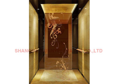 Stainless Steel 2.5m/S Beban 1600kg Penumpang Lift Dengan VVVF Drive