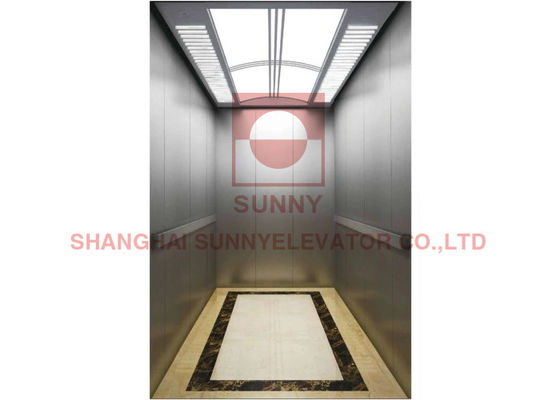 Lift Rumah Sakit Cerdas dengan Magnet Permanen Drive Synchronous 1600kg Beban dan Kebisingan Rendah pemasok