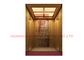 Wood Veneer Hairline 2.0m/S Komersial Residential Home Elevator Rose Gold