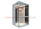 2000kg Kontrol Kolektif Penuh Kabin Dekorasi Kayu Untuk Lift Panorama