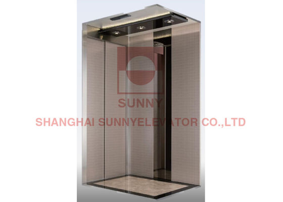 Cermin Stainless Steel Etching Diarahkan Ruang Mesin Lift Traksi Lift Kurang