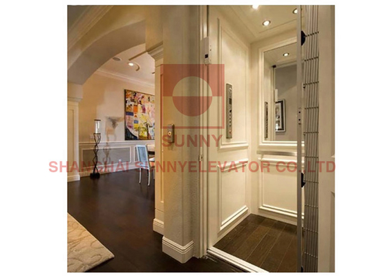 Beban 400kg SUS304 Hydraulic Silent Residential Home Lift Untuk Rumah Villa