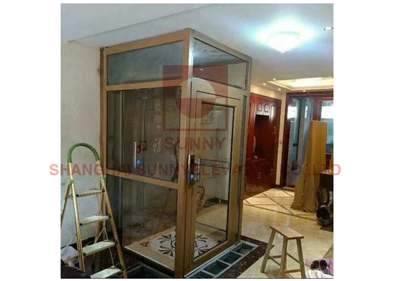 Beban 400kg SUS304 Hydraulic Silent Residential Home Lift Untuk Rumah Villa