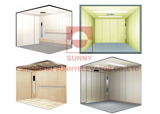 1.0m/S 5000kg Cargo Elevator Lift Freight Barang Penghematan Energi